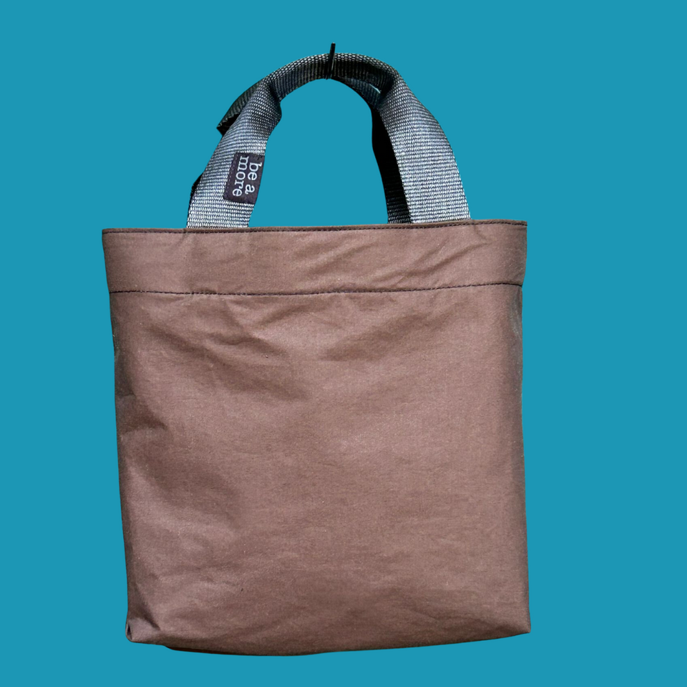 claude tote bag chocolate coated cotton